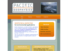 Tablet Screenshot of pacificgeophysics.com